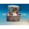 porcelain soup mug with lid
