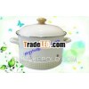 enamel cookware with glass lid and bakelite handle