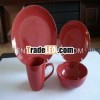 ZH5006 4pcs Ceramic glazed dinner set