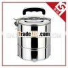 Stainless Steel Three-layers Fast food Lunch Box