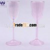 hot sale handblown borosilicate goblet wine glass