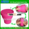 Various colors and styles collapsible silicone folding cup with free sample