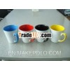 11oz inside color latte mug, sublimation coated