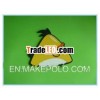 yellow bird pvc cup mat