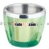 Stainless Steel Double-deck Multicolored Salad Bowl