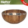 Mettor high quality acacia wood bowl, wooden salad bowls