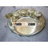 Silver plated Thali set BSATS-6