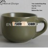 14OZ STONEWARE SOUP BOWL MATT GREEN COLOR