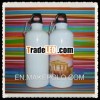 White/silver Sublimation Aluminium Bottle(400/500/600/750ml)