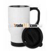 14oz Stainless Steel Mug( Full White)