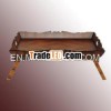 JR-VS1674 Antique wooden tray with foldable feet