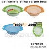 Pet silicone bowl