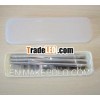 Stainless Steel Chopsticks Flatware In Caddy