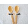 Yellow Plastic Frozen Yogurt Spoon