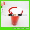 Hot Selling!Double wall plastic tumbler with lid for party time