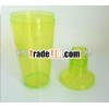 500ml plastic green wine shaker