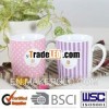 Hot sales 6OZ porcelain cup with japanese styles decal printing