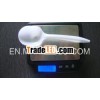 Disposable plastic spoon