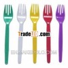 Plastic disposable knife and fork, knife and fork