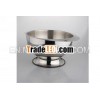 hight quality stainless steel mixing bowl or egg beating bowl with independent holder
