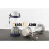 450ml Folding clear Plastic water bottles with filter