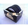 wooden drink coasters ,  handcrafted wooden coasters ,  coasters with wooden box