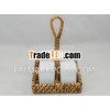 Rattan condiment holder