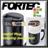 stainless steel mug 280ml black coffee tea cup