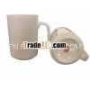 Ceramic white cup