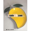 Aluminum Mango Shape Enamel Color Platter
