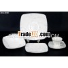 royal white bone china cup & plates