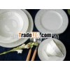 white shade bone china cup & plates