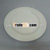 Bee Hives Black Dinner Plate