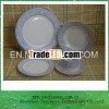 Round solid color glaze porcelain dinner set