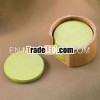 Bamboo 7 Piece Coaster Set w/Green Stained