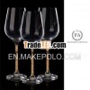 Gold Foil Glassware