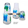 clear glass espresso bottle