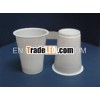 7oz disposable plastic white cup