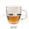 High Quality 420ml Clear Glass Cup With Handle