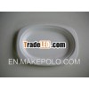 Oval Bagasse plate, Bagasse tableware, Paper plate