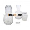 clear glass espresso cups