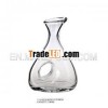 handmade wine glass decanter with handle