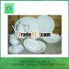 47pcs white stoneware dinner set/porcelain dinnerware/ ceramic plate