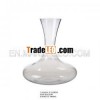 Vintage clear wine glass decanter
