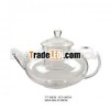 high quality clear glass teapot