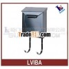 No rust aluminium wall mounted mailbox