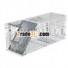 Live animal trap /Collapsible One-Door Live Animal Cage Trap for Raccoon,  Stray Cat,  Groundhog,  O