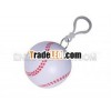 promotional plastic raincoat ball with keyring