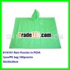 Disposable PEVA Water-proof Raincoat