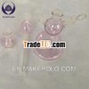 hand made borosilicate pink hookah